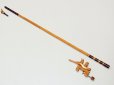 画像4: タナゴ、小鮒用万力　矢竹　ケヤキ材使用　１本物 (4)
