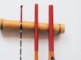 画像2: タナゴ、小鮒用和竿（布袋、矢竹）　先調子　 朱変わり塗り仕上げ (2)