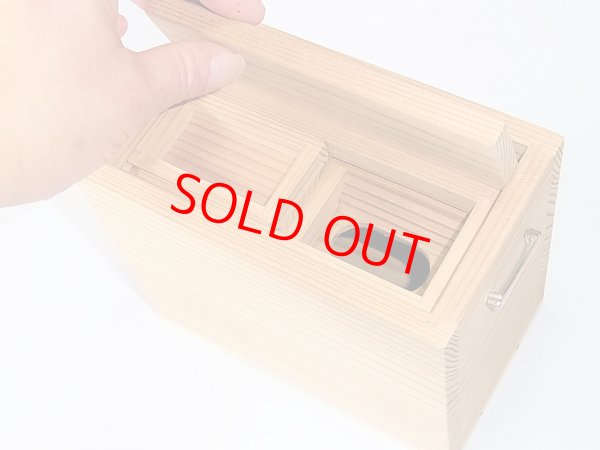 画像5: 国産杉材使用　上蓋格納式水箱　無塗装