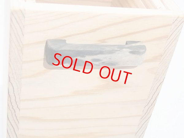 画像4: 国産杉材使用　上部スライド式水箱　無塗装　黒柿つまみ