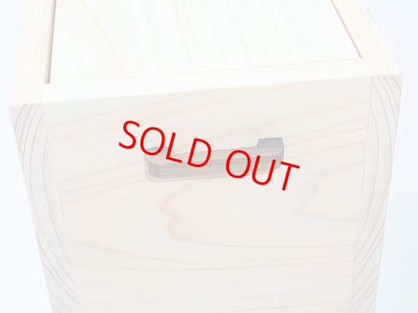 画像2: 国産檜材黒柿材使用　上蓋格納式水箱　無塗装