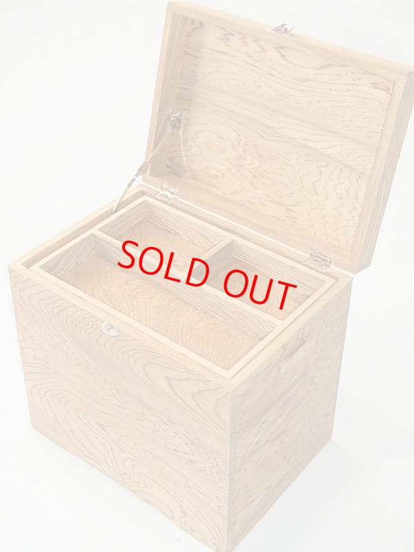 画像2: 総屋久杉材使用合切箱　無塗装