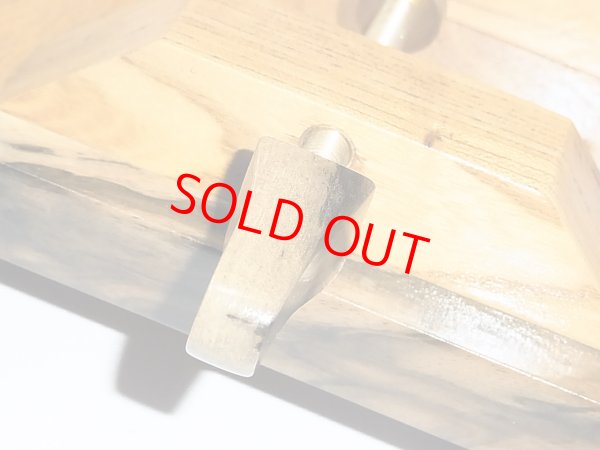 画像8: ヘラブナ釣り用手作りお膳　黒柿回し　欅作り