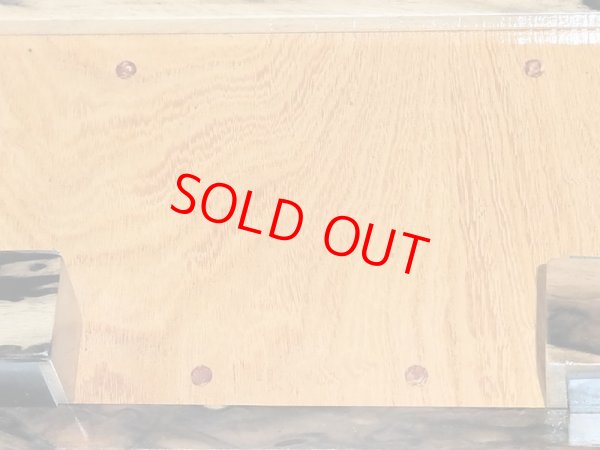 画像5: ヘラブナ釣り用手作りお膳　黒柿回し　欅作り