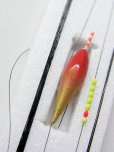 画像2: 新作手作りタナゴ釣り用　斜め真ん中通し仕掛け　トップ付き グラデーション (2)