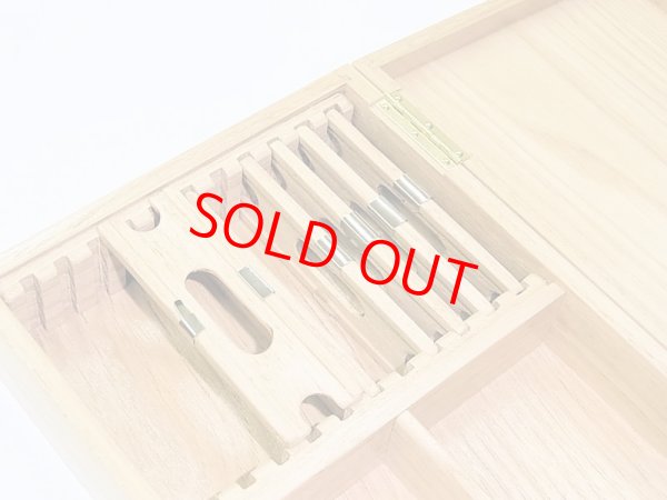画像4: 栗材使用　高級仕掛け道具箱　片面間仕切り付き　栗製仕掛け巻き５本入り