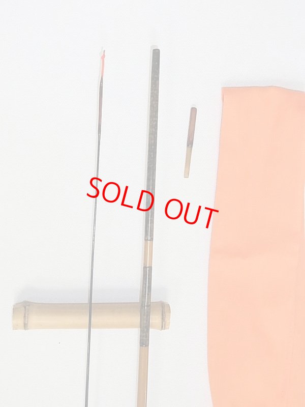 画像3: 川口和竿　次芳作　カネヒラ竿　ヘラ竿握り　グラス穂先　二本継　一本仕舞