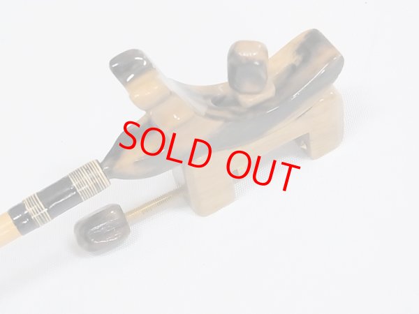 画像4: 初売りセール品！タナゴ、小鮒用万力　矢竹　黒柿使用　　真鍮金具