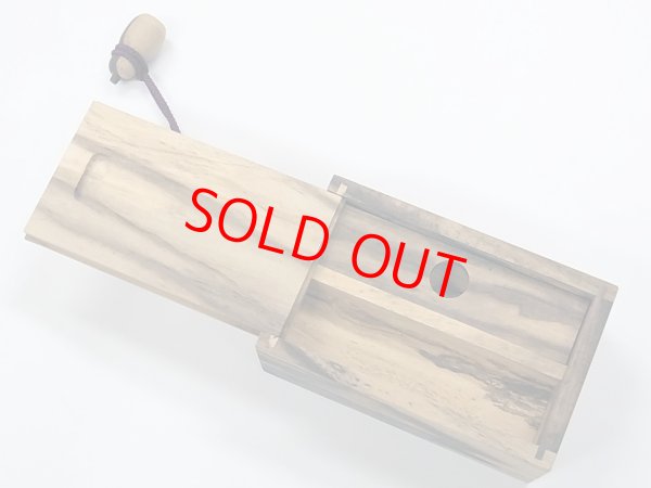 画像4: 総黒柿材使用　黒柿瓢箪根付小物道具箱