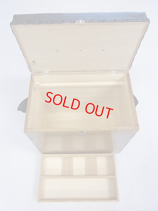 画像6: 桐材使用　座布団付き合切箱　組作り ベルト付き 大