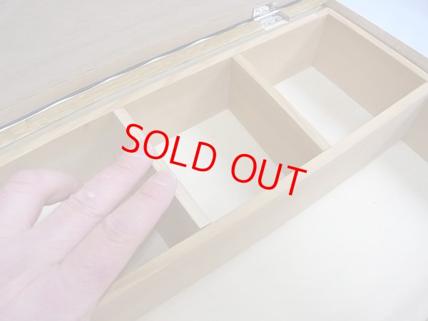 画像3: 桐材使用　座布団付き合切箱　組作り ベルト付き 大