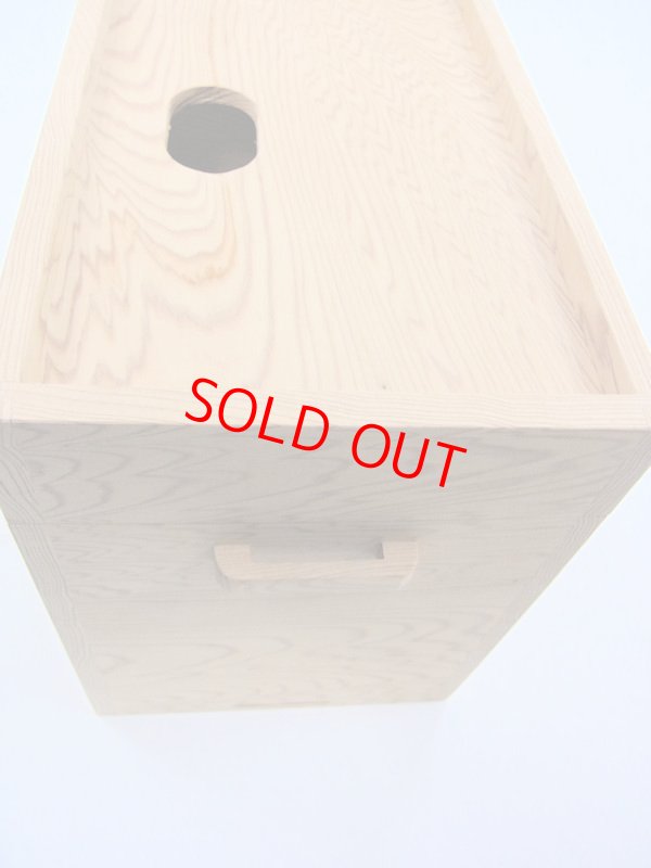 画像3: 総屋久杉材使用　水箱　なかごスライド開閉　ベルト付き