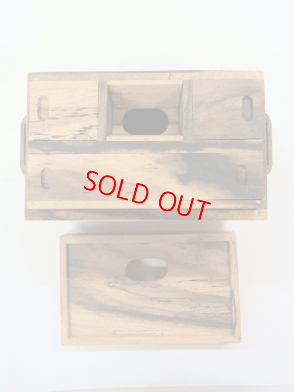 画像6: 黒柿材使用　水箱　なかごスライド開閉　ベルト付き