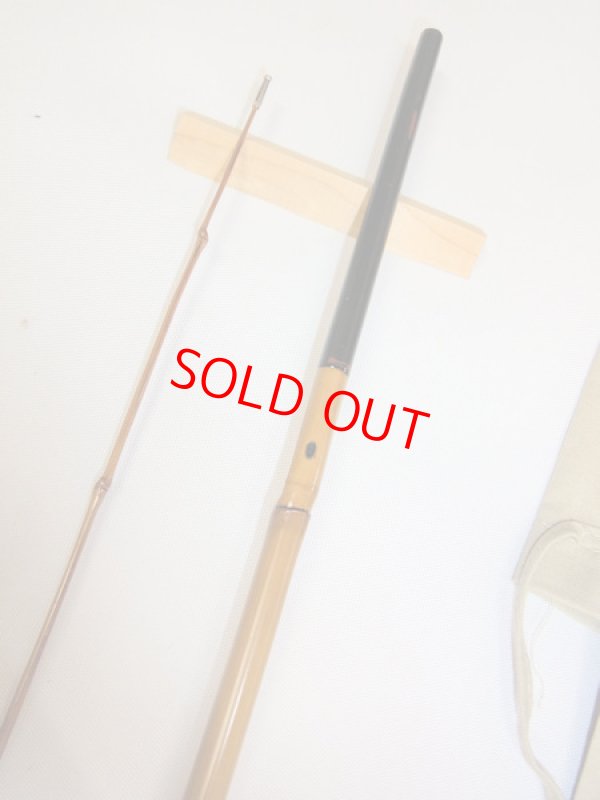 画像6: 在来タナゴ釣りにも！竿昭作　外掛け中通しハゼ竿　淡口研ぎ出し　布袋　矢竹　二本継ぎ　六尺