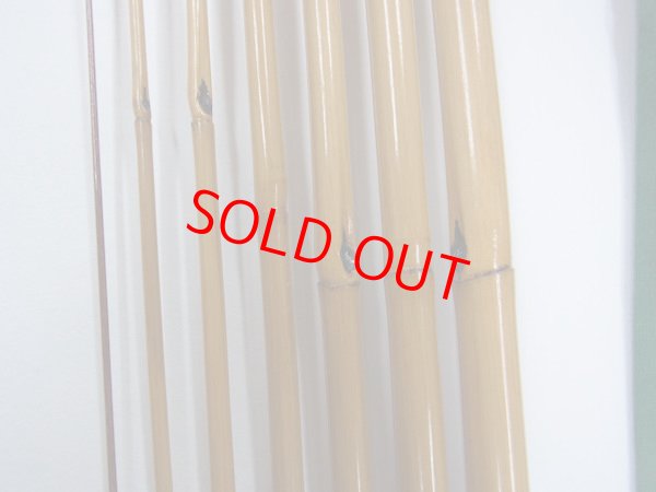 画像4: 府中竿俊作　タナゴ竿　矢竹　金粉研ぎ出し　藤巻握り　真竹削り穂　七本継　１６８センチ