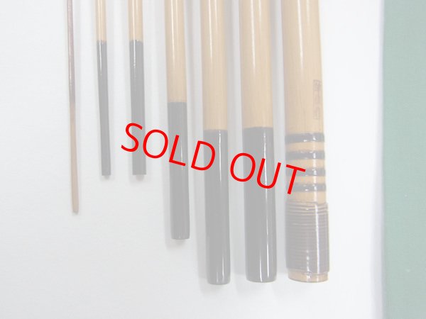 画像5: 府中竿俊作　タナゴ竿　矢竹　金粉研ぎ出し　藤巻握り　真竹削り穂　七本継　１６８センチ