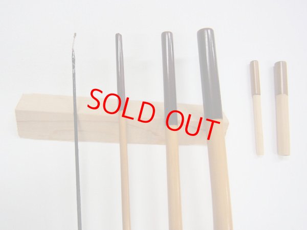 画像3: 府中竿俊作　タナゴ竿　矢竹　東作塗　真竹削り穂　四本継　１００センチ