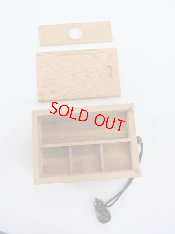 画像4: 新春初売り４０％OFF!！総屋久杉材使用　両面スライド式黒柿瓢箪根付小物道具箱
