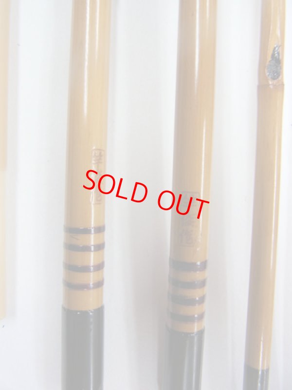 画像6: 江戸和竿　府中竿俊作　タナゴ竿　矢竹　二節揃え ほもち三節　黒塗　真竹削り穂　　４本継　替え元　１２０/１００センチ