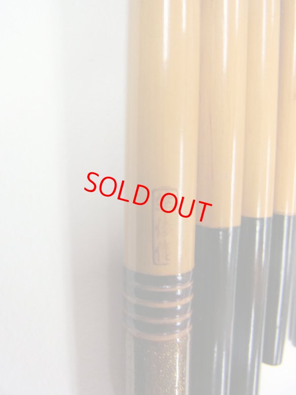 画像6: 江戸和竿　府中竿俊作　タナゴ竿　矢竹　一節揃え　三本仕舞 　金塗　鯨穂　　七本継　１３１センチ