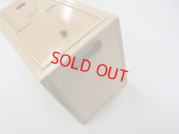 画像9: 新春初売り！４０％OFF!国産檜材使用道具箱　兼水箱　上蓋スライド開閉　なかご下スライド 　ベルト付き 