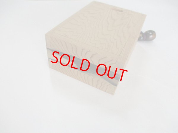 画像4: ４０％OFF!！総屋久杉材使用　両面スライド式黒柿瓢箪根付小物道具箱