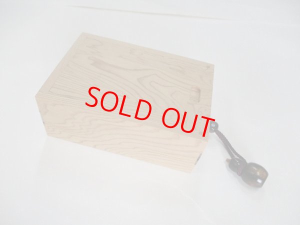 画像2: ４０％OFF!！総屋久杉材使用　両面スライド式黒柿瓢箪根付小物道具箱