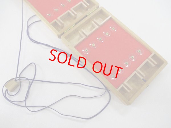 画像4: レトロ　手作り　苔水（たいすい）工房　鮎友釣り錨針入れ箱