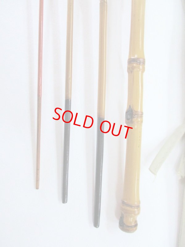 画像6: 感謝価格！川口和竿　高一作（銘無し）　タナゴ竿　矢竹　真竹削り穂　布袋握り　四本継ぎ　朱塗り