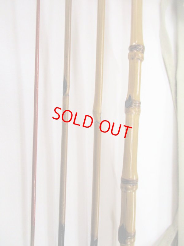 画像5: 感謝価格！川口和竿　高一作（銘無し）　タナゴ竿　矢竹　真竹削り穂　布袋握り　四本継ぎ　朱塗り