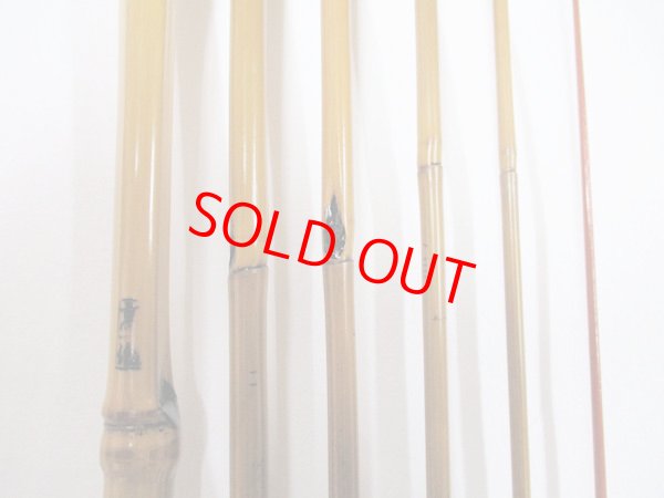 画像4: 川口和竿　高一作（銘有り）　タナゴ竿　矢竹　真竹削り穂　布袋握り　六本継ぎ　　三本仕舞　朱塗り