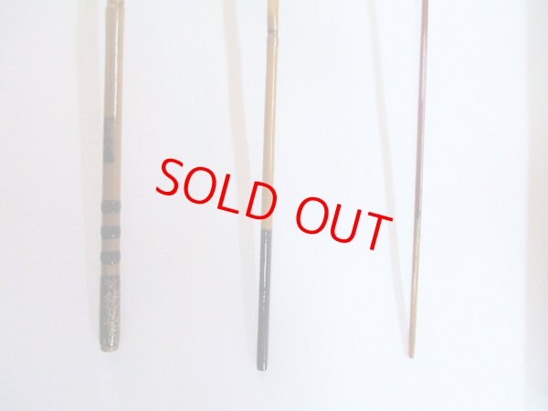 画像3: 新作　竿昭作　たなご竿　朱赤梨地粉研ぎ出し　矢竹　真竹削り穂 　三本継ぎ　一尺二寸