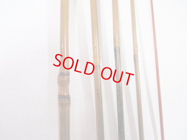 画像3: 感謝価格！川口和竿　高一作（銘無し）　タナゴ竿　矢竹　真竹削り穂　布袋握り　五本継ぎ　朱塗り