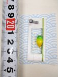 画像3: 手作り在来タナゴ釣り用　真ん中通し仕掛け　黄緑ライングラデーション　モノスレッドMオリーブ使用　板重り　ハリス止め付き (3)