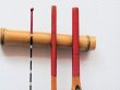画像2: タナゴ、小鮒用和竿（布袋、矢竹）　先調子　 朱変わり塗り仕上げ
