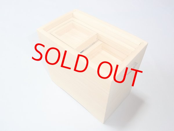 画像3: 国産檜材使用　上蓋格納式水箱　無塗装