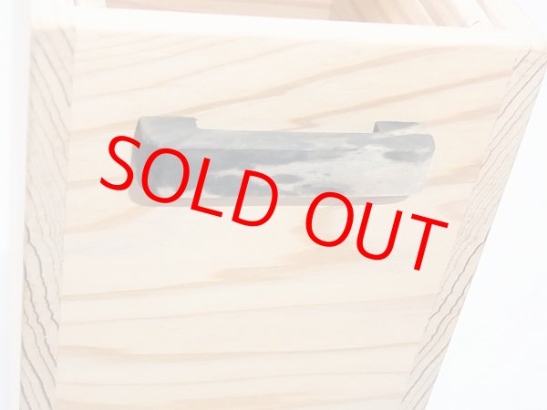 画像4: 国産杉材使用　上部スライド式水箱　無塗装　黒柿つまみ