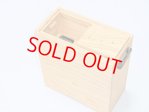 画像3: 国産杉材使用　上部スライド式水箱　無塗装　黒柿つまみ