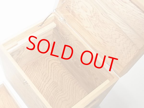 画像4: 総屋久杉材使用合切箱　無塗装