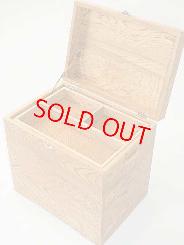 画像2: 総屋久杉材使用合切箱　無塗装