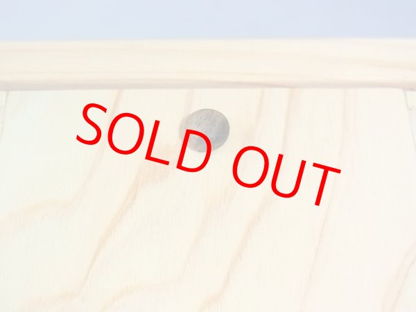 画像7: 国産檜材使用　上部スライド式水箱　無塗装　黒柿つまみ