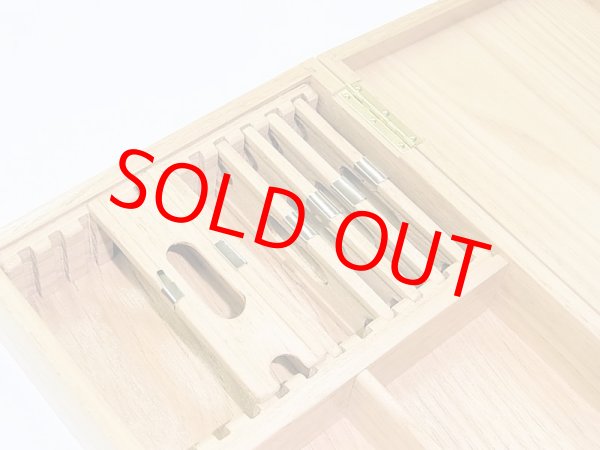 画像4: 栗材使用　高級仕掛け道具箱　片面間仕切り付き　栗製仕掛け巻き５本入り