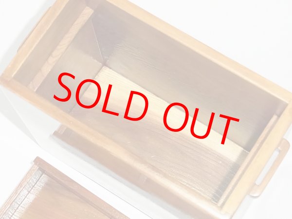 画像5: 国産杉材使用　上部スライド式高級水箱　鏡面仕上げ　黒柿つまみ ベルト付き