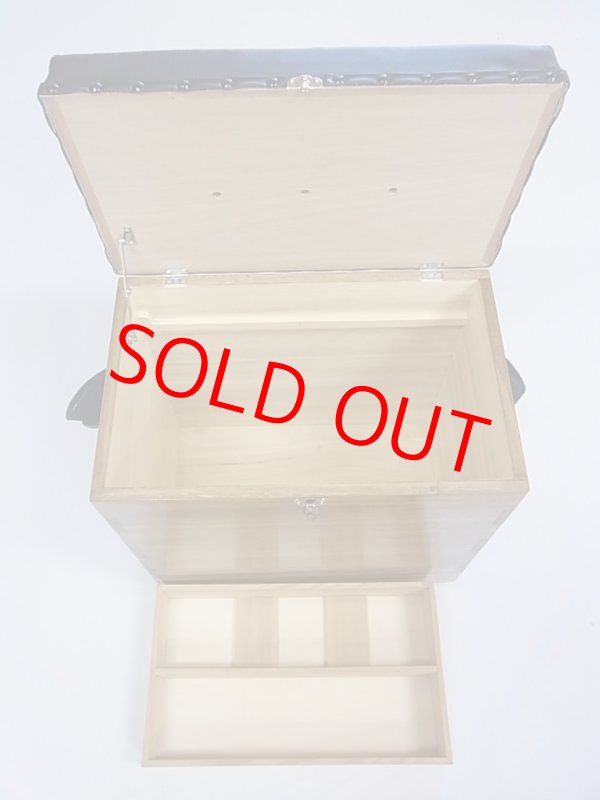 画像6: 桐材使用　座布団付き合切箱　組作り ベルト付き 大