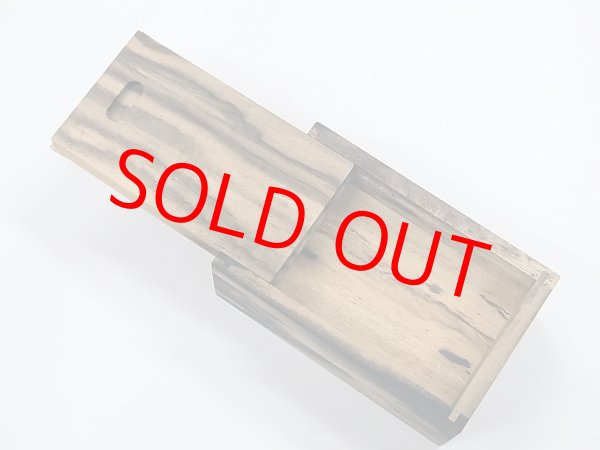 画像6: 総黒柿材使用　黒柿瓢箪根付小物道具箱