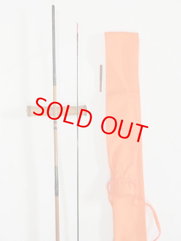 画像4: 川口和竿　次芳作　カネヒラ竿　ヘラ竿握り　グラス穂先　二本継　一本仕舞