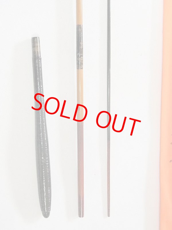 画像8: 川口和竿　次芳作　カネヒラ竿　ヘラ竿握り　グラス穂先　二本継　一本仕舞