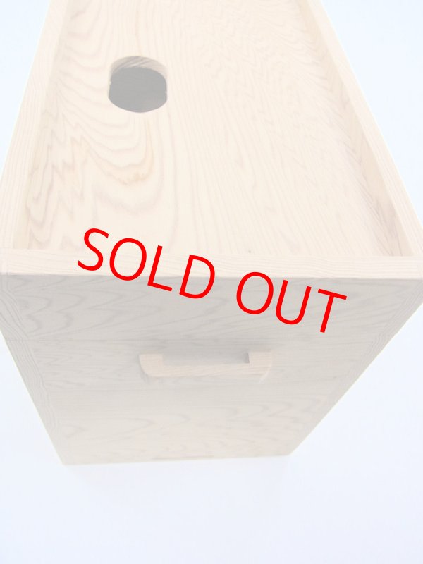 画像3: 総屋久杉材使用　水箱　なかごスライド開閉　ベルト付き