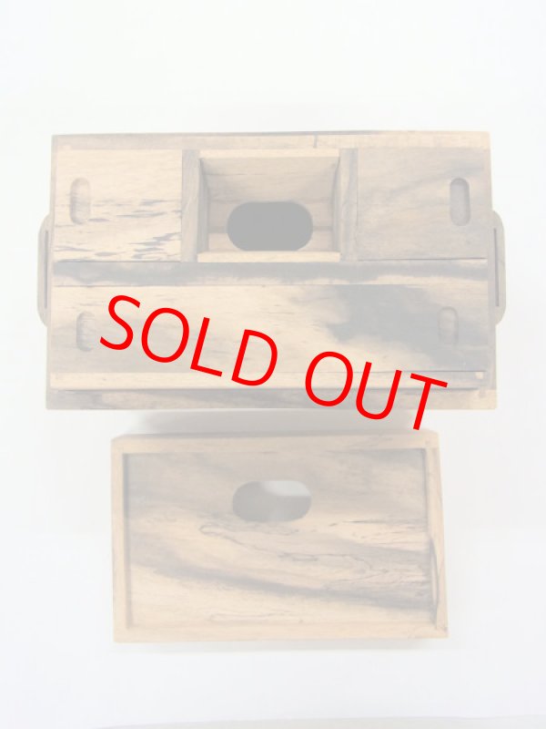 画像6: 黒柿材使用　水箱　なかごスライド開閉　ベルト付き