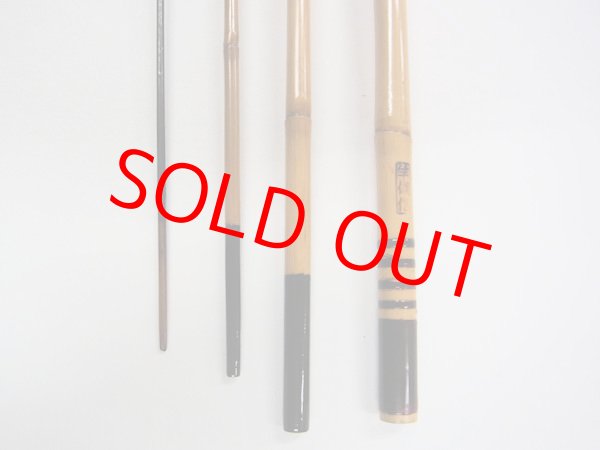 画像5: 府中竿俊作　タナゴ竿　矢竹　東作塗　真竹削り穂　四本継　１００センチ